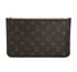 Louis Vuitton Neverfull Pouch, &pound;280, Handbags, Brown/Pink, Canvas, Front view